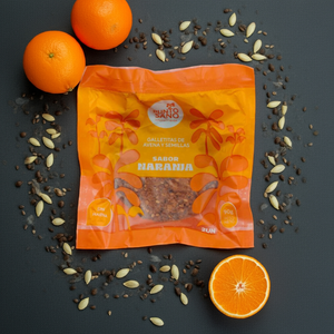 Galletas de Avena y Semillas - Naranja - Caja galletas x8