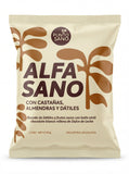 Caja x8 Alfasano de Datiles y Frutos Secos Chocolate Blanco 85grs