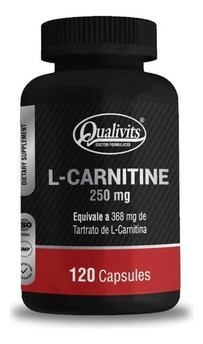 QUALIVITS L-Carnitine 250 mg 120 Caps.