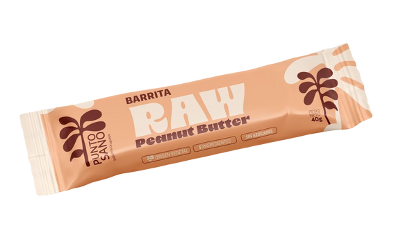 Barra RAW Punto Sano - 40grs - Caja x16 unidades.
