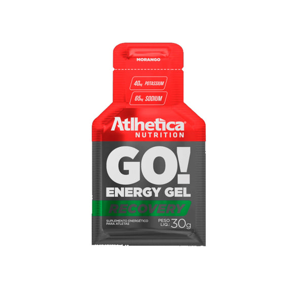 Athletica Nutrition Go! Energy Gel 30G 10 Unid - Frutilla