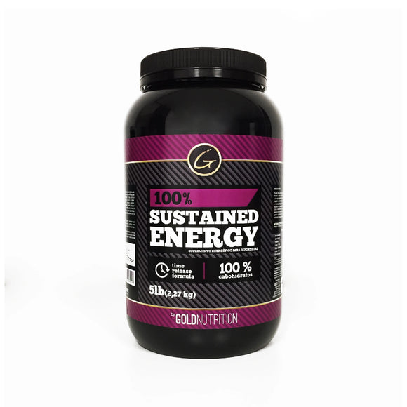 Gold Nutrition 100% Sustained Energy 5LB - Sabor Natural