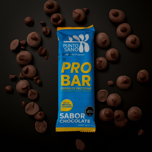 Barras de proteina Punto Sano sabor Chocolate (caja x16 unid.)