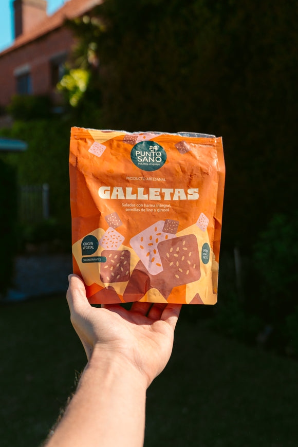 Galletas crackers  - Lino y girasol