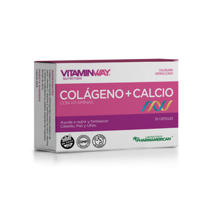 VITAMINWAY Colágeno+ Calcio x 30 caps